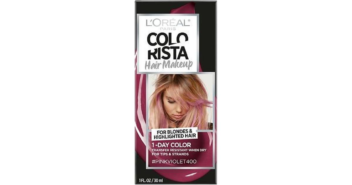 9. L'Oreal Paris Colorista Hair Makeup Temporary 1-Day Hair Color for Pastel Blue Hair, Blue - wide 2