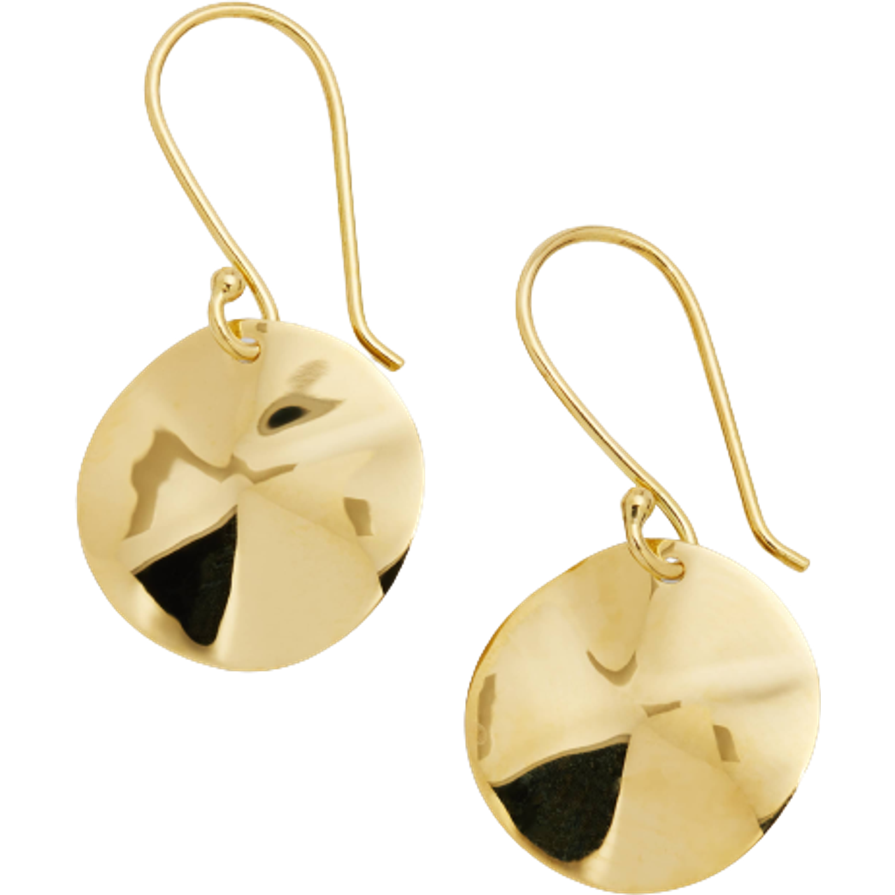 Ippolita Mini Wavy Disc Drop Earrings - Gold • Price