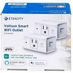 ETEKCITY Voltson WiFi Smart Plug White 2/Pack (EDESSPECSUS0022)