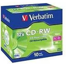 Verbatim CD-RW 700MB 12x Jewelcase 10-Pack