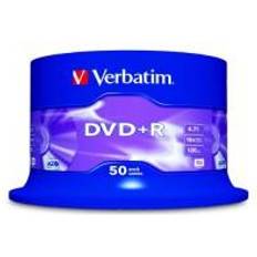 Verbatim Optisk lagring Verbatim DVD+R 4.7GB 16x Spindle 50-Pack