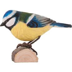 Wild Life Garden Deco Bird Eurasian Blue Tit Figurine