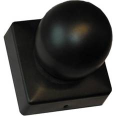 NSH Nordic Post cap black with ball 7.1x7.1cm