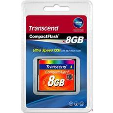 Transcend Compact Flash Minnekort Transcend Compact Flash 8GB (133x)