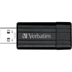 16 GB - USB 2.0 Minnepenner Verbatim Store'n'Go PinStripe 16GB USB 2.0