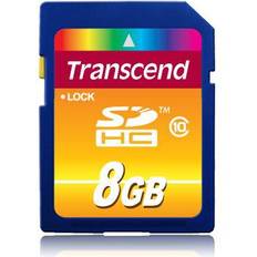 SDHC Memory Cards & USB Flash Drives Transcend SDHC Class 10 8GB