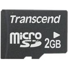 MicroSD Minnekort & minnepenner Transcend MicroSD 2GB