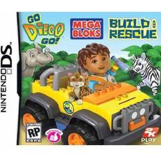 Party Nintendo DS Games Go, Diego, Go! Mega Bloks Build & Rescue (DS)