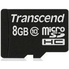 8 GB Memory Cards & USB Flash Drives Transcend MicroSDHC Class 10 8GB