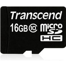16 GB - microSDHC Memory Cards & USB Flash Drives Transcend MicroSDHC Class 10 16GB