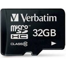 MicroSDHC Memory Cards & USB Flash Drives Verbatim MicroSDHC Class 10 32GB