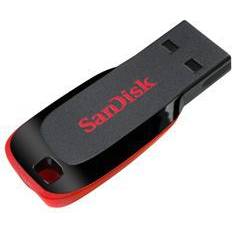 16 GB - USB 2.0 Minnepenner SanDisk Cruzer Blade 16GB USB 2.0