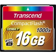 Compact Flash Memory Cards Transcend Ultimate Compact Flash 16GB (1000x)