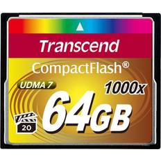 64 GB - Compact Flash Minnekort Transcend Ultimate Compact Flash 64GB (1000x)