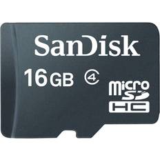 Class 4 Minnekort & minnepenner SanDisk MicroSDHC Class 4 16GB