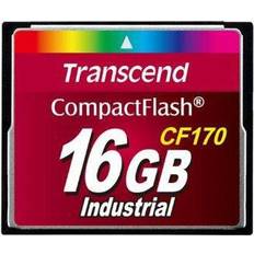 Compact Flash Memory Cards Transcend Industrial Compact Flash 16GB (170x)