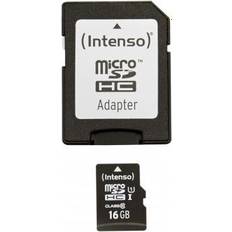 16 GB Minnekort Intenso MicroSDHC UHS-I U1 16GB