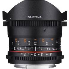 Samyang Canon EF Kameraobjektive Samyang 12mm T3.1 VDSLR ED AS NCS Fisheye for Canon