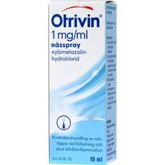 Nesespray Reseptfrie legemidler Otrivin 1mg/ml 10ml Nesespray