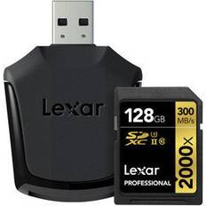 Lexar Media Memory Cards & USB Flash Drives Lexar Media SDXC Professional UHS-II U3 300MB/s 128GB (2000x)
