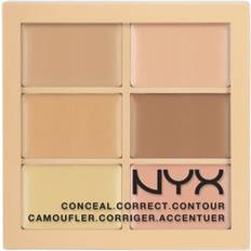 Contouring NYX Conceal Correct Contour Palette Light