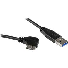 StarTech Slim USB A - USB Micro-B (angled) 3.0 1.6ft