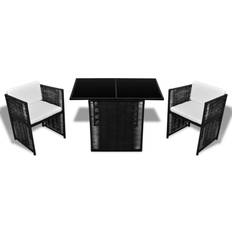 Patio Dining Sets vidaXL 40925 Patio Dining Set, 1 Table incl. 2 Chairs