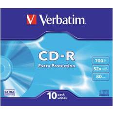 Optischer Speicher Verbatim CD-R Extra Protection 700MB 52x 10-Pack
