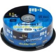 Intenso Optisk lagring Intenso DVD+R 8.5GB 8x Spindle 25-Pack