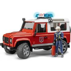 Bruder Emergency Vehicles Bruder Land Rover Defender Station Wagon Fire Department 02596