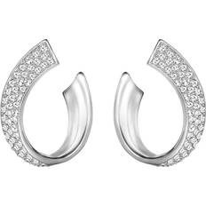 Swarovski Exist Earrings - Silver/White