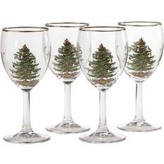 Spode Glasses Spode Christmas Tree White Wine Glass 36cl 4pcs