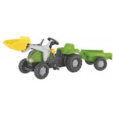 Rolly Toys Sparkebiler Rolly Toys Rolly Kid Tractor With Frontloader & Trailer Green