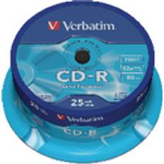 Verbatim Optisk lagring Verbatim CD-R Extra Protection 700MB 52x Spindle 25-Pack
