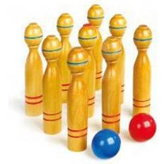 Holzspielzeug Bowling Legler Large Skittles Game
