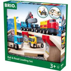 BRIO Train Track Set BRIO Rail & Road Loading Set 33210