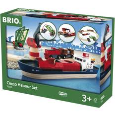 BRIO Train Track Set BRIO Harbour Cargo Set 33061