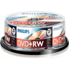 Philips DVD+RW 4.7GB 4x Spindle 25-Pack
