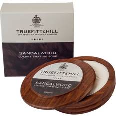 Truefitt & Hill Barberingstilbehør Truefitt & Hill Sandalwood Luxury Shaving Soap Wooden Bowl 9g