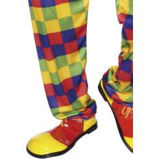 Schuhe Smiffys Clown Shoes, Red and Yellow