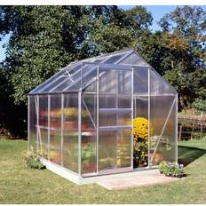 Halls Greenhouses Popular 86 5m² 4mm Aluminium Polykarbonat