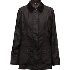 Barbour Dame Jakker Barbour Classic Beadnell Wax Jacket - Olive
