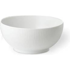 Royal Copenhagen Bowls Royal Copenhagen White Fluted Salad Bowl 9.4" 0.819gal