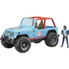 Bruder Spielsets Bruder Jeep Cross Country Racer Blue with Driver 02541