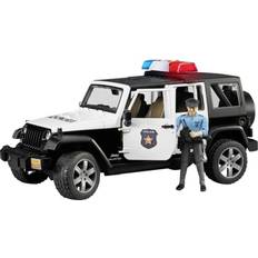 Rettungsfahrzeuge Bruder Jeep Wrangler Unlimited Rubicon Police Vehicle with Policeman & Accessories 02526