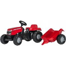 Tretautos Rolly Toys Massey Ferguson Tractor & Trailer