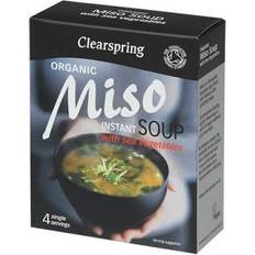 Ferdigmat Clearspring Organic Instant Miso Soup with Sea Vegetables 40g 40g