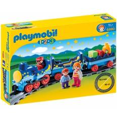 Playmobil Toy Trains Playmobil Night Train with Track 6880