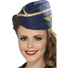 Uniforms & Professions Hats Smiffys Womens Flight Attendant Hat