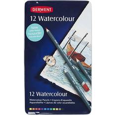 Akvarellblyanter Derwent Watercolour Pencils Tin of 12